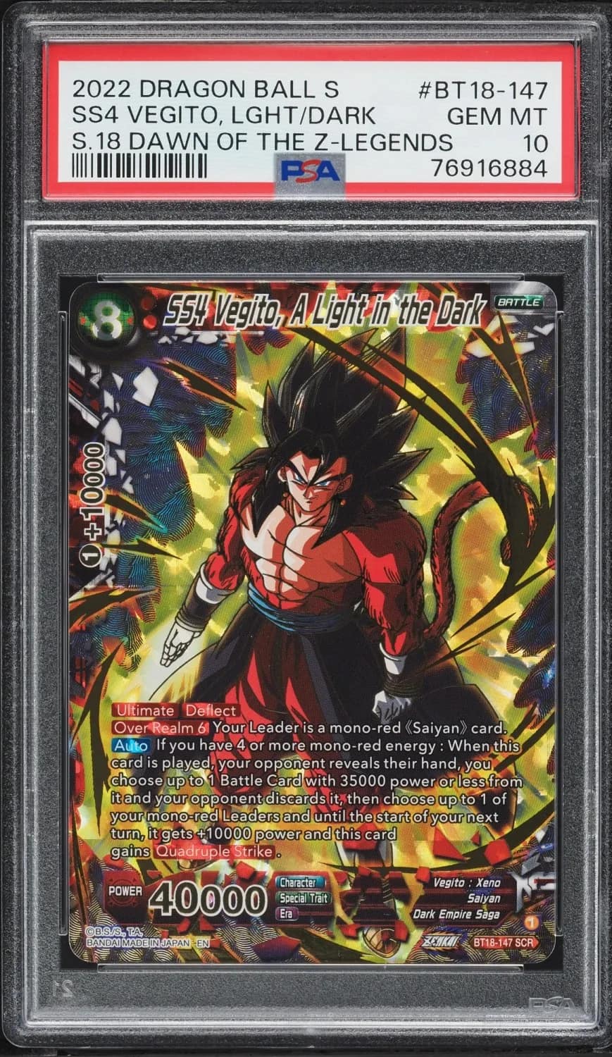 Ss4 Vegito, A Light In The Dark