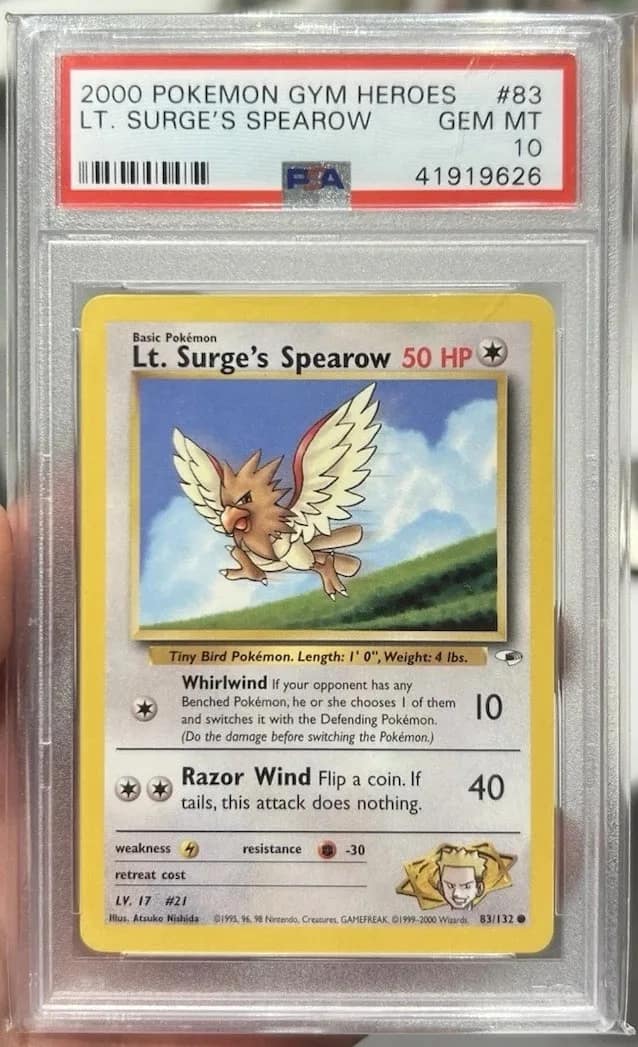 Lt. Surge'S Spearow