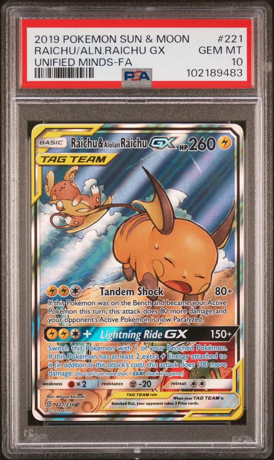 Raichu & Alolan Raichu Gx