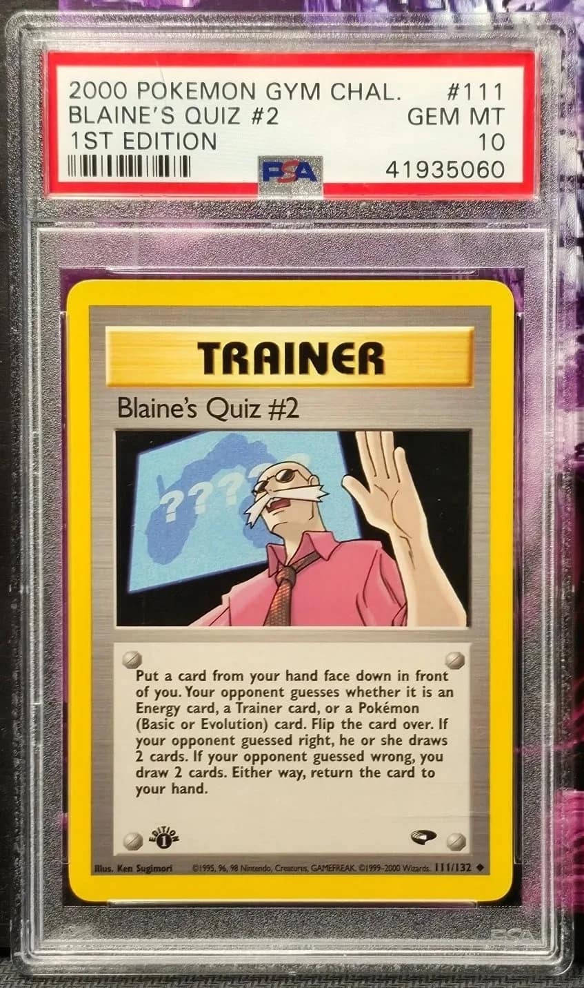 Blaine'S Quiz #2