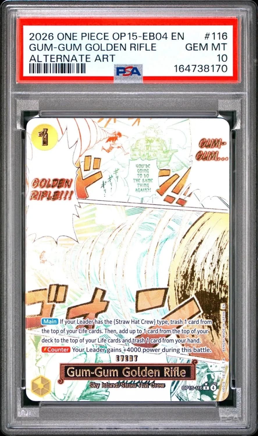 Gum-Gum Golden Rifle