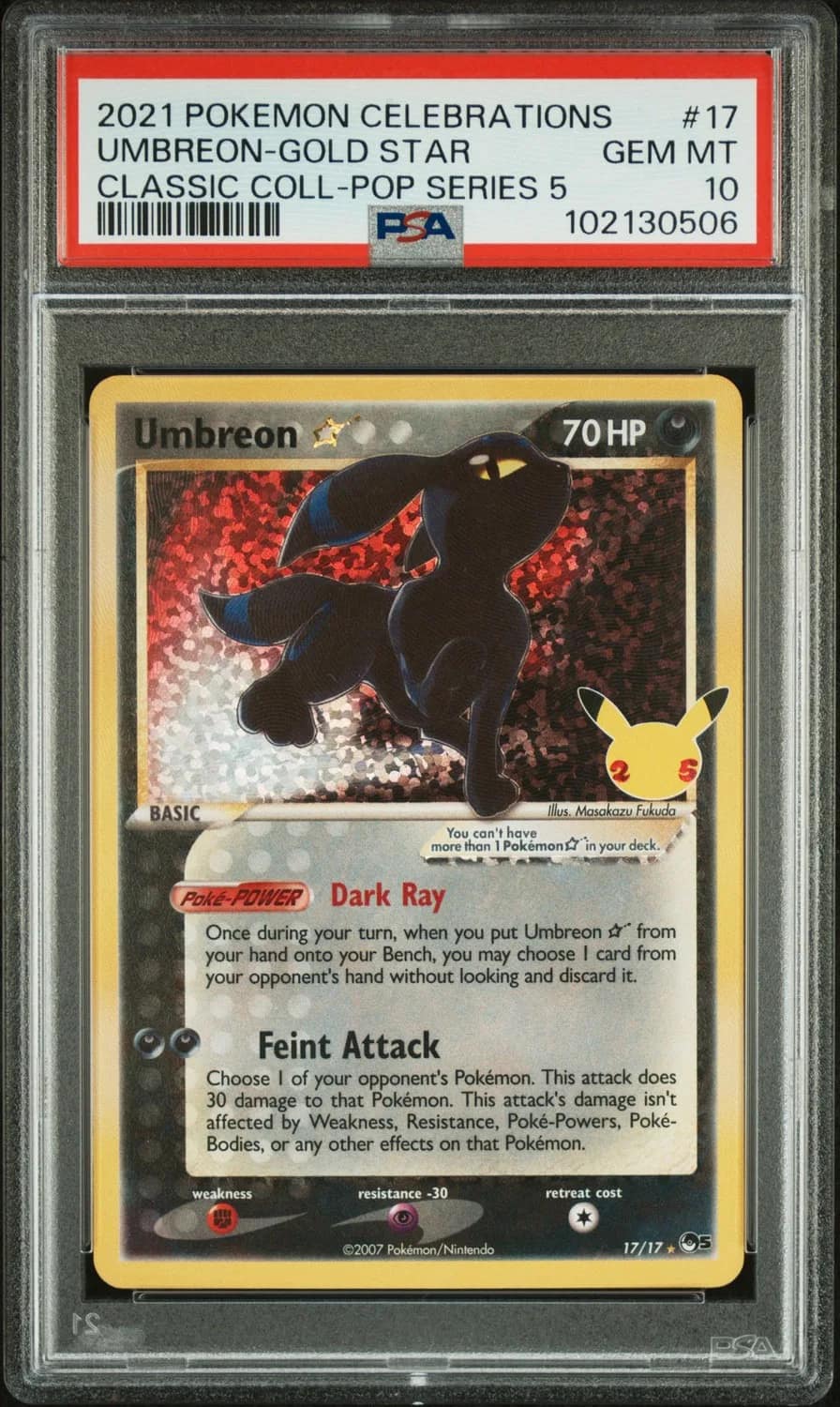 Umbreon-Gold Star