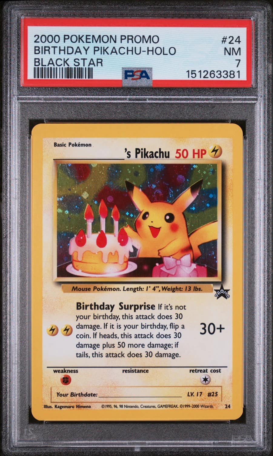 Birthday Pikachu