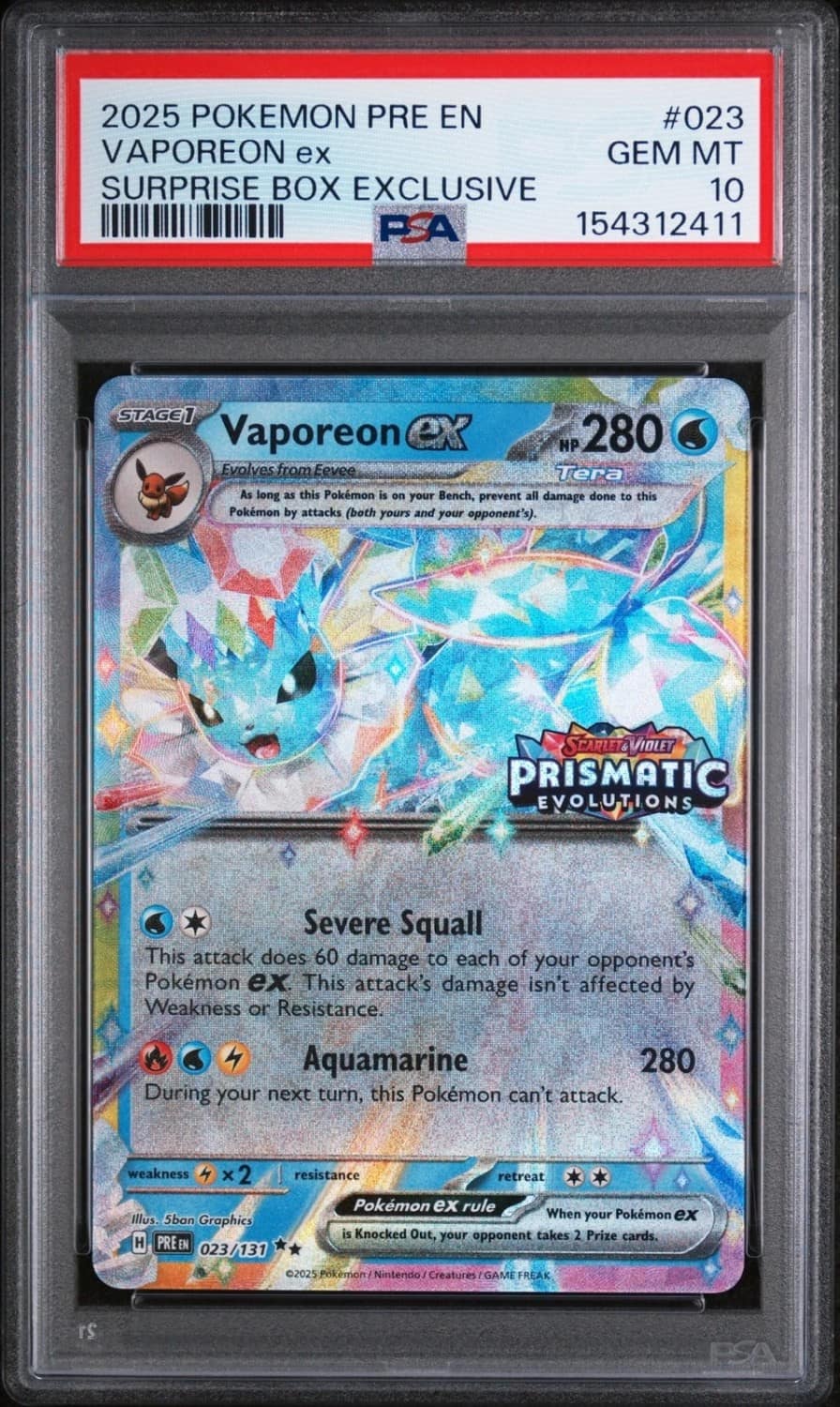 Vaporeon Ex