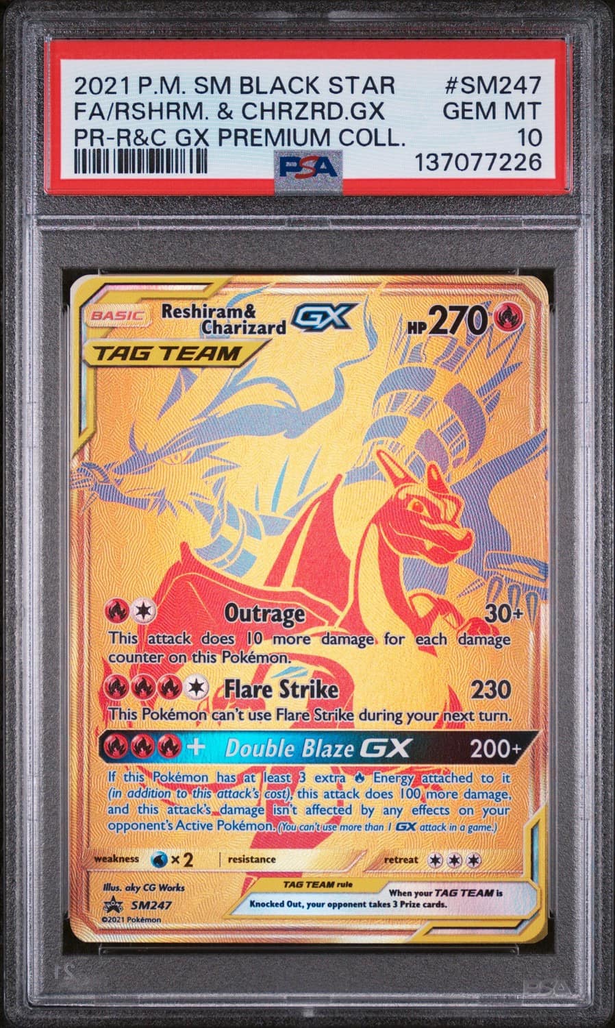 Reshiram & Charizard Gx