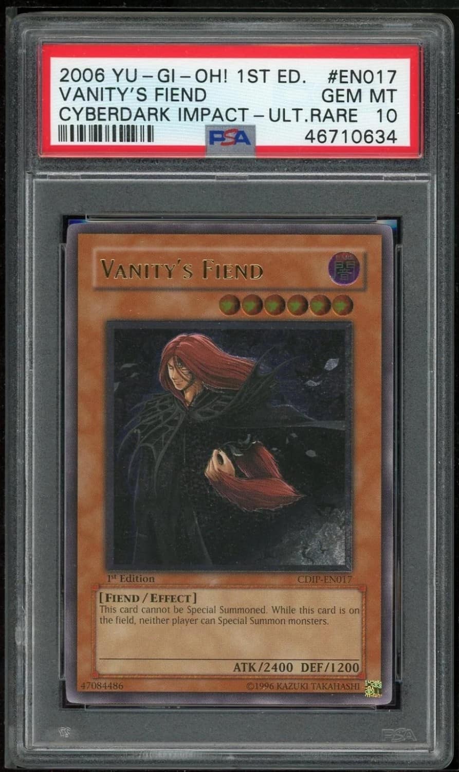 Vanity'S Fiend