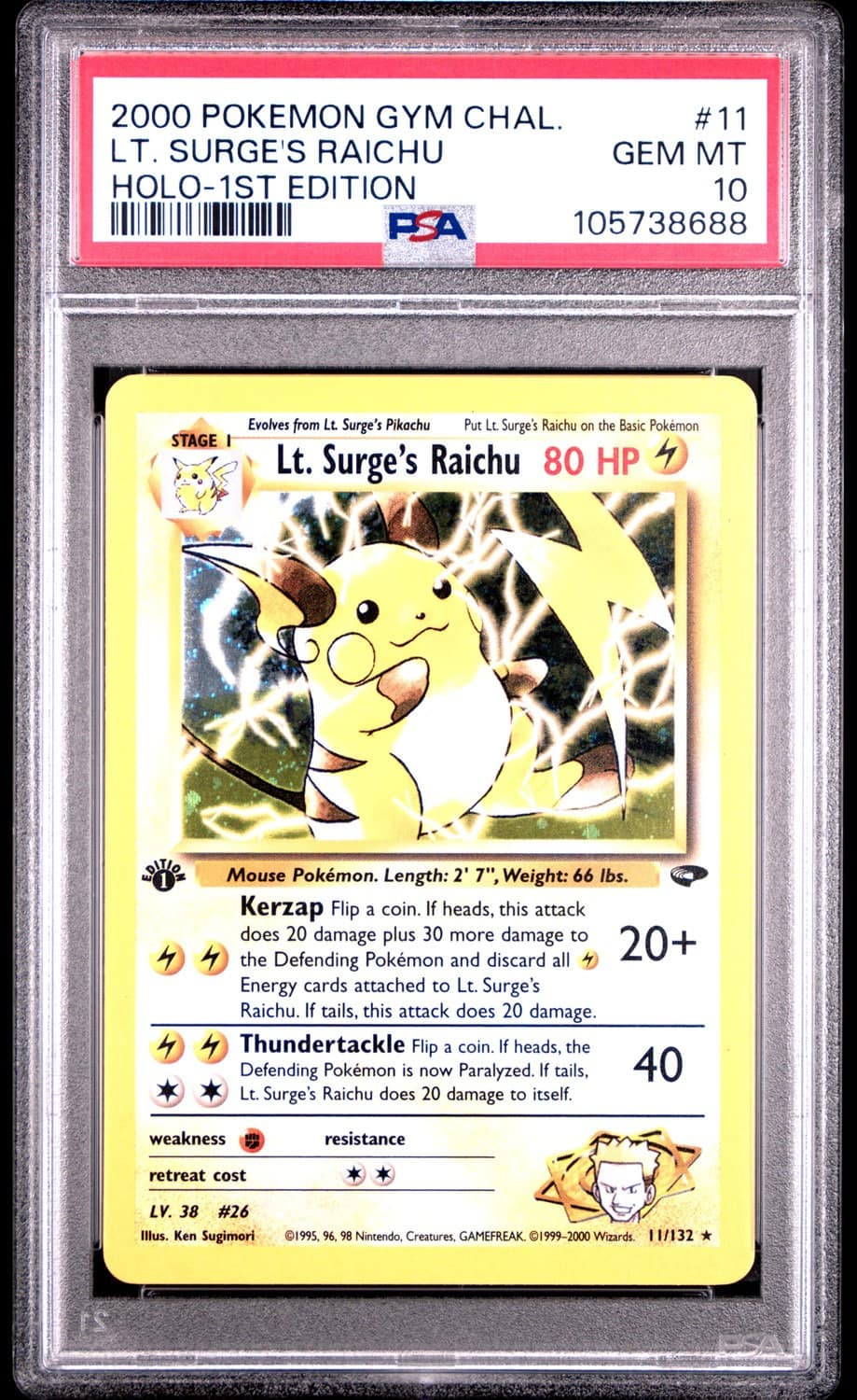 Lt. Surge'S Raichu