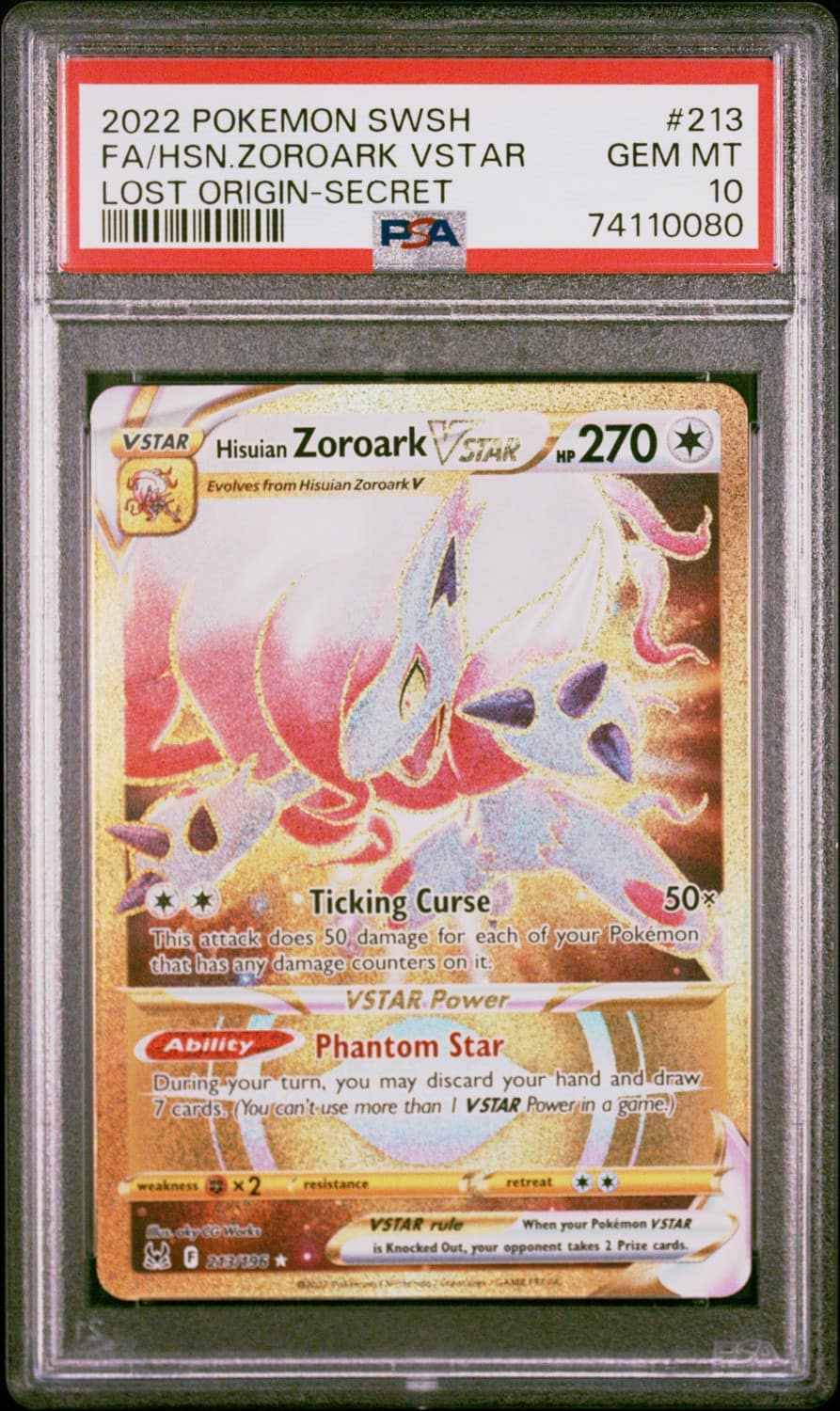 Hisuian Zoroark Vstar