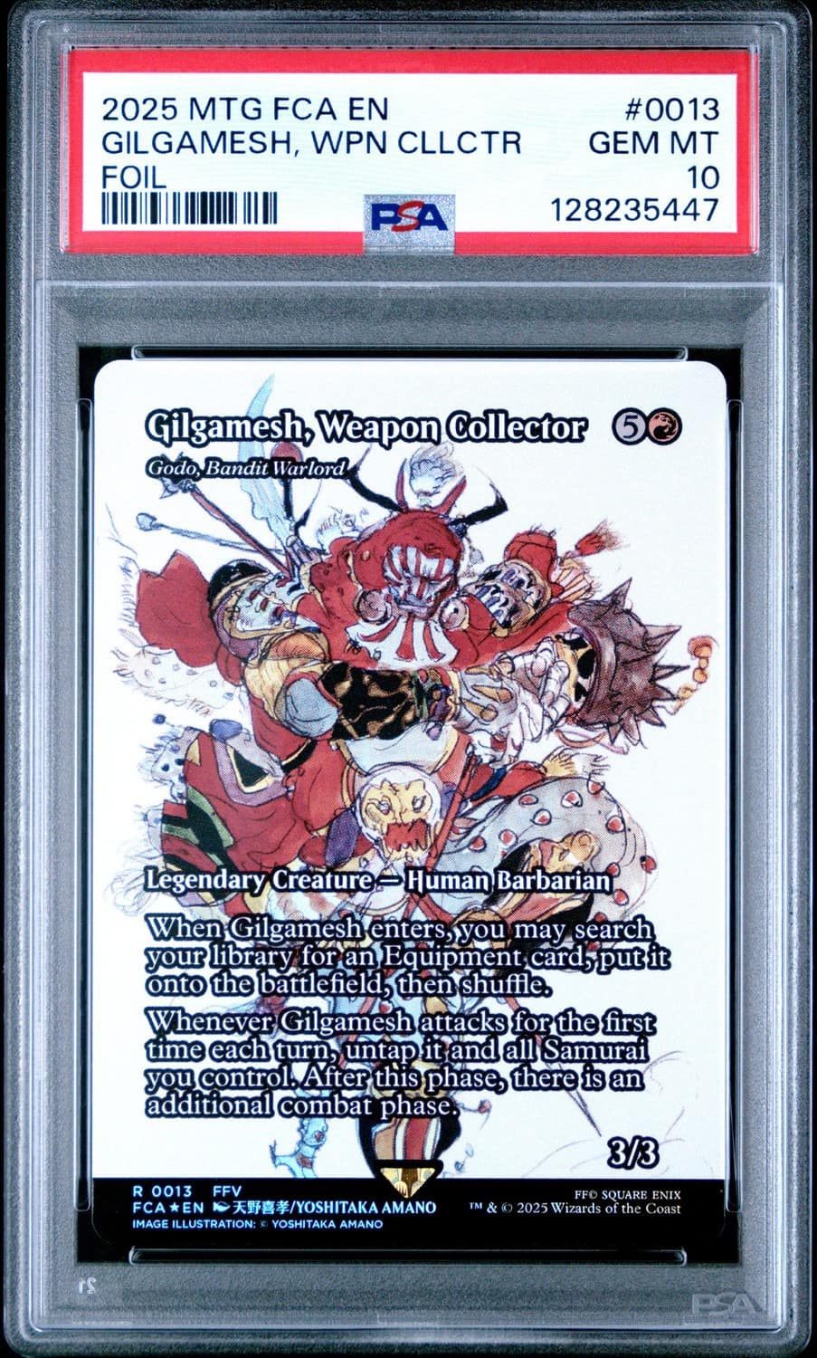 Gilgamesh, Weapon Collector