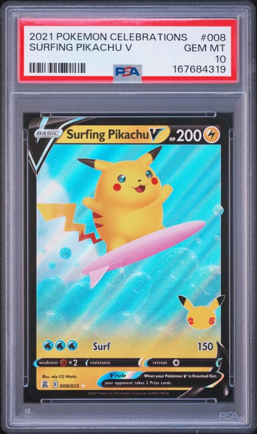 Surfing Pikachu V
