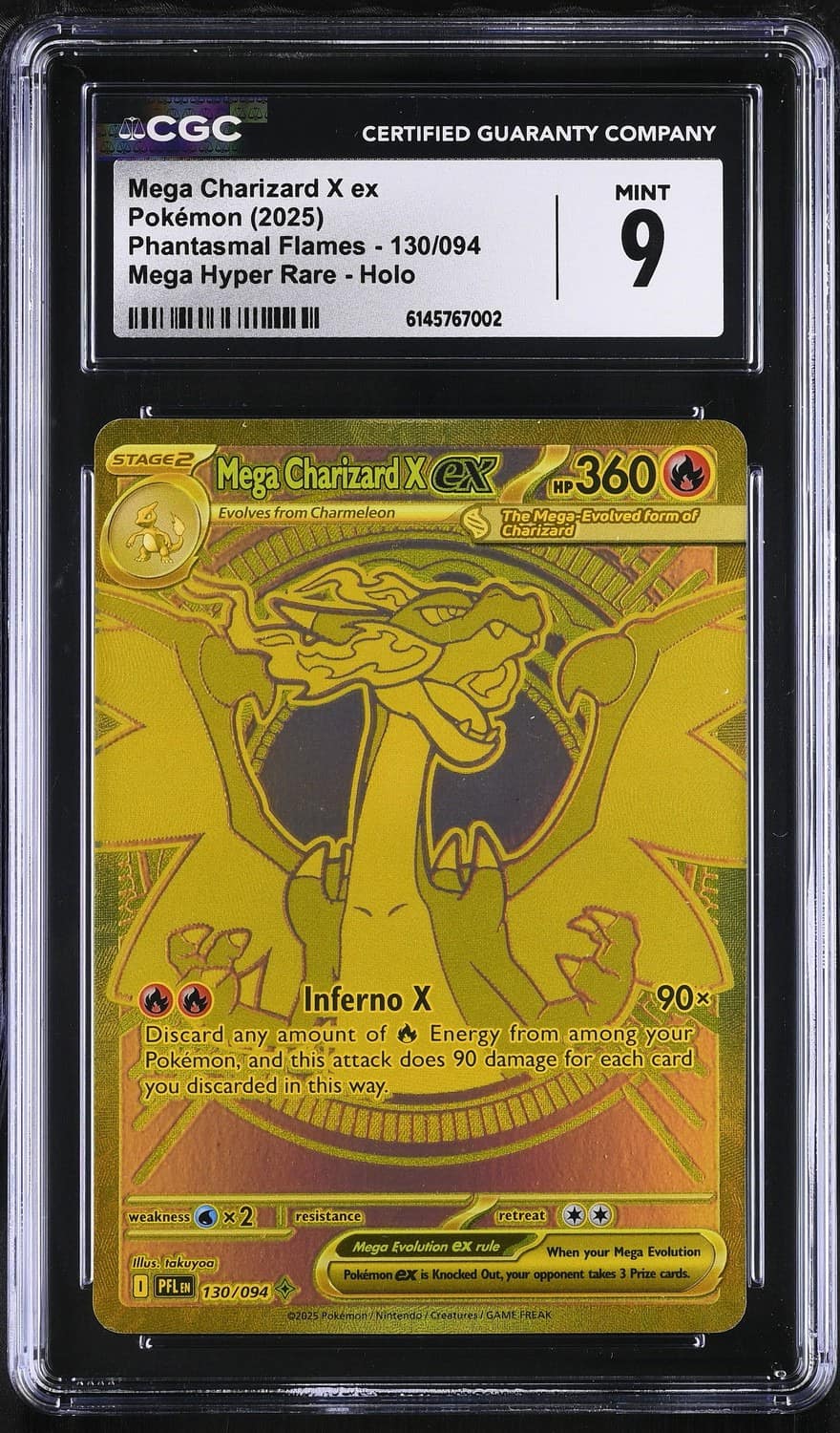 Mega Charizard X Ex