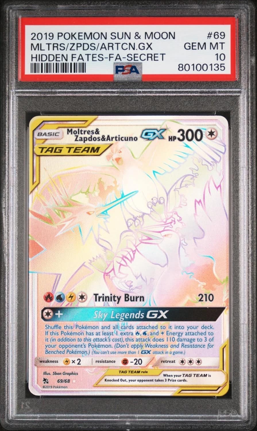 Moltres & Zapdos & Articuno Gx
