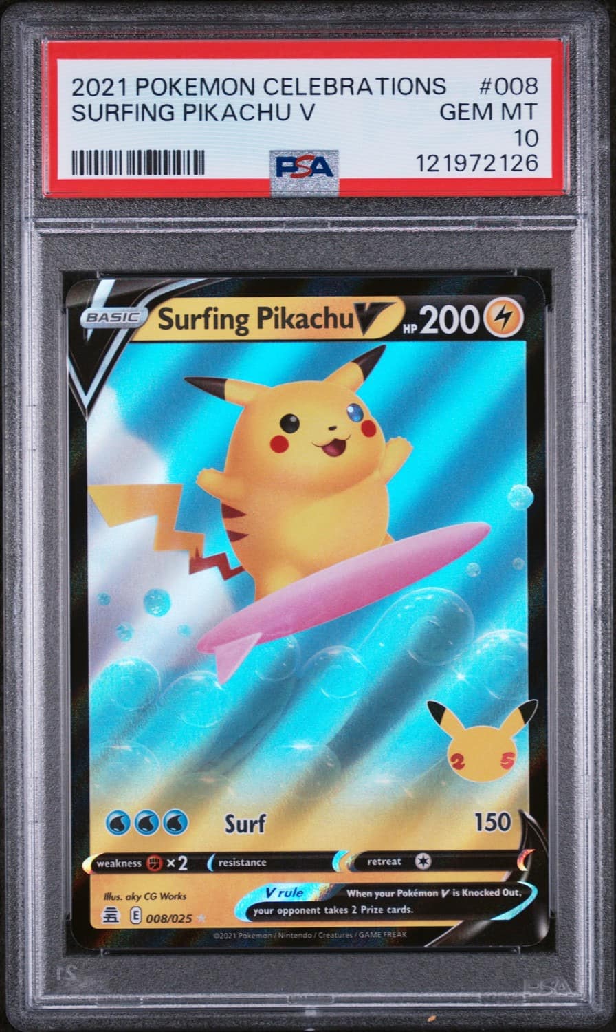 Surfing Pikachu V