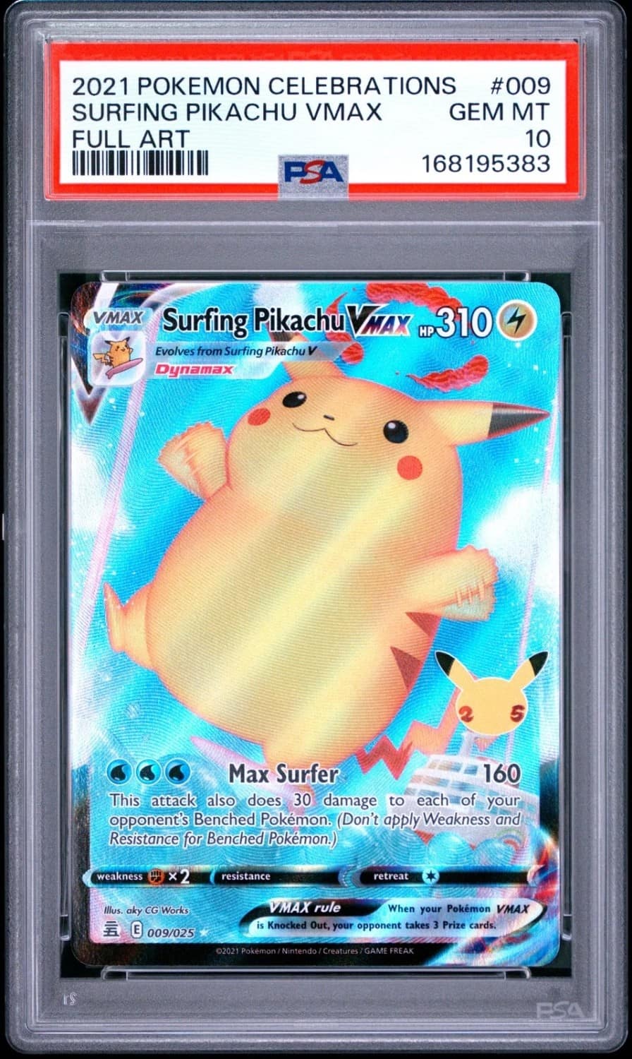 Surfing Pikachu Vmax