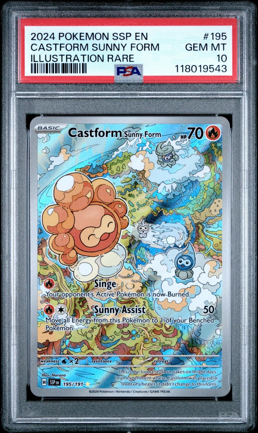 Castform Sunny Form