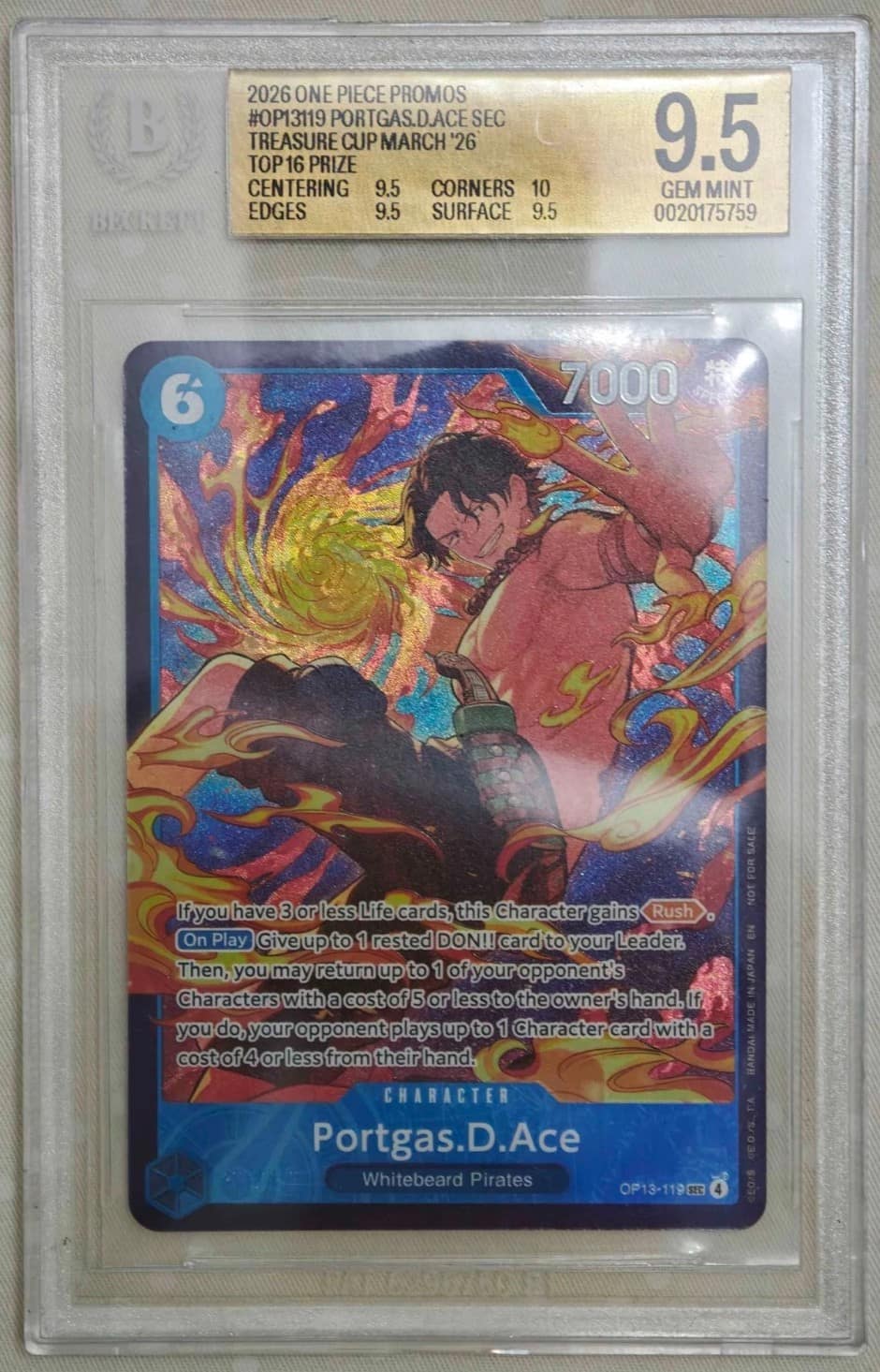 Portgas.d.ace /(store Treasure Cup March '26 )