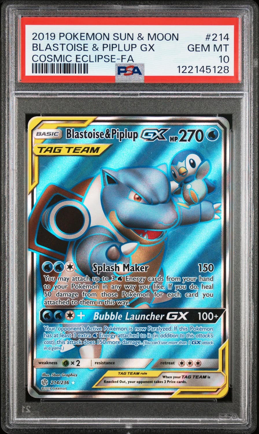 Blastoise & Piplup Gx