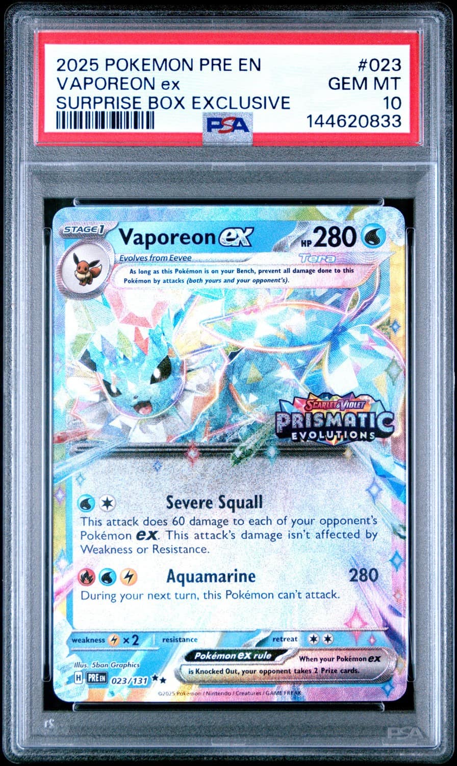 Vaporeon Ex