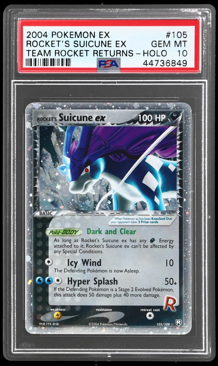 Rocket'S Suicune Ex
