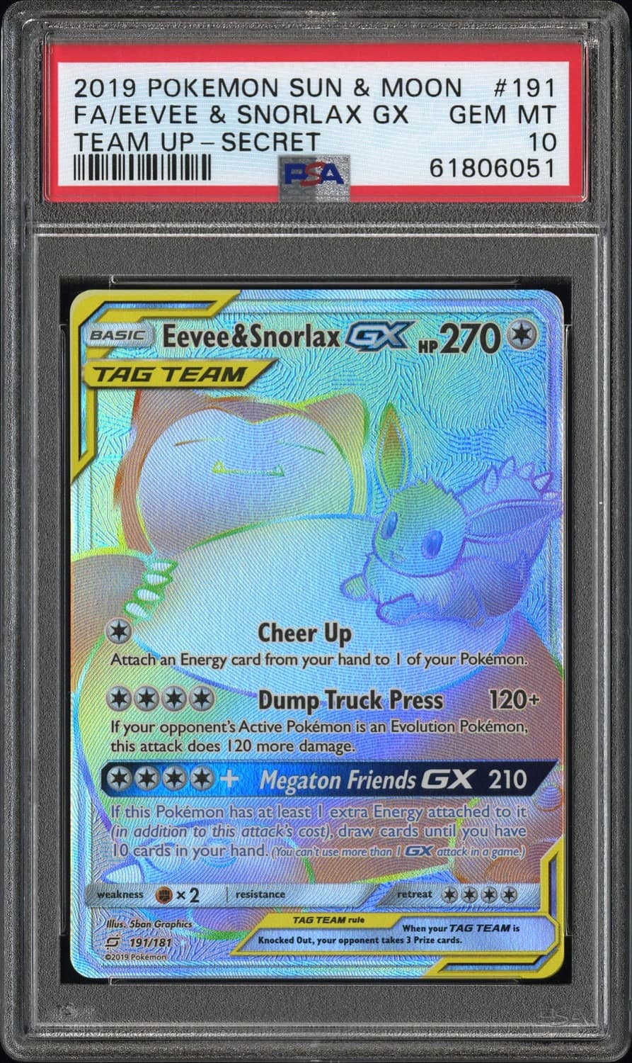 Eevee & Snorlax Gx