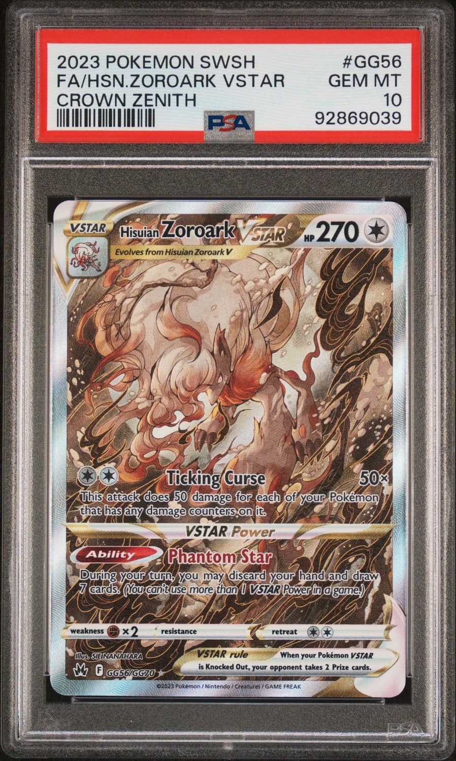 Hisuian Zoroark Vstar