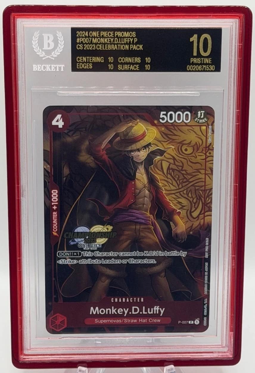Monkey.d.luffy Silver Foil P/(championship 2023 Celebration Pack)