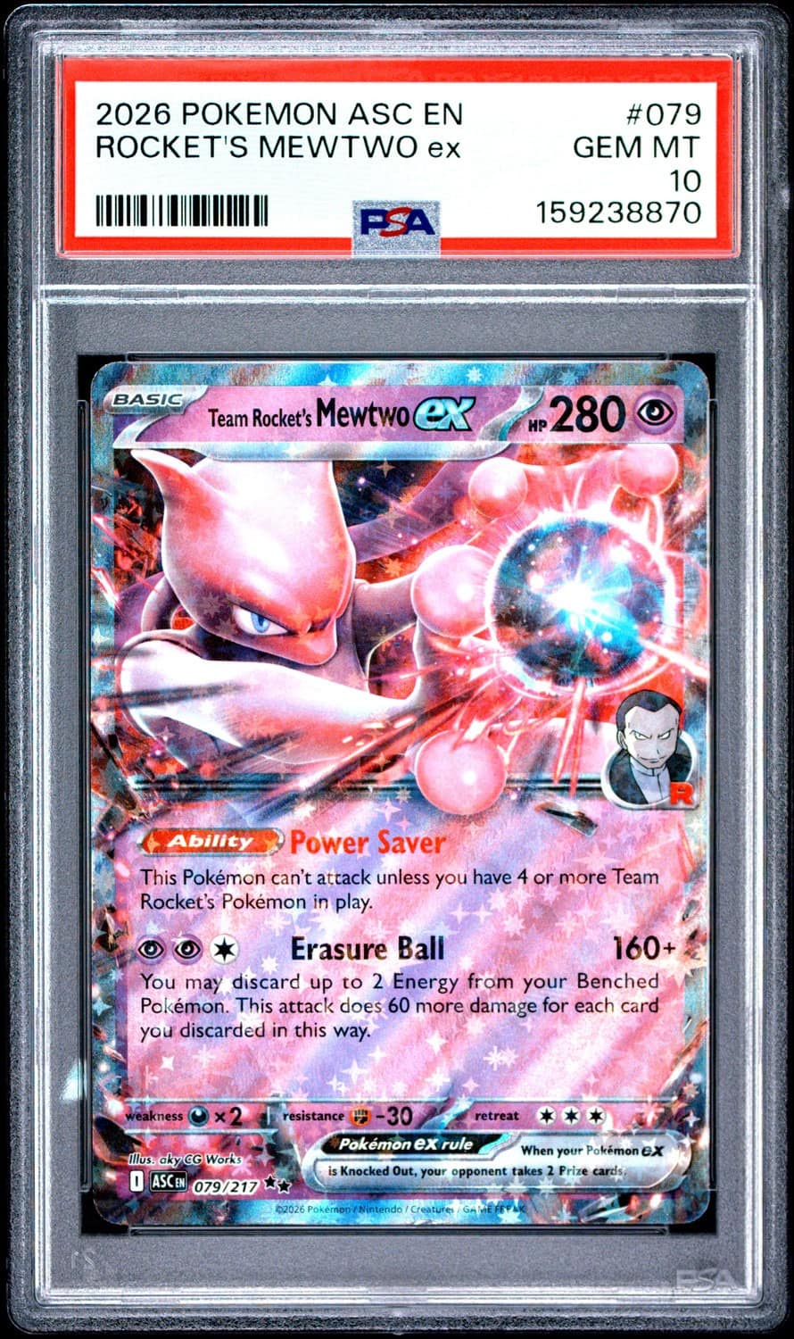 Rocket'S Mewtwo Ex