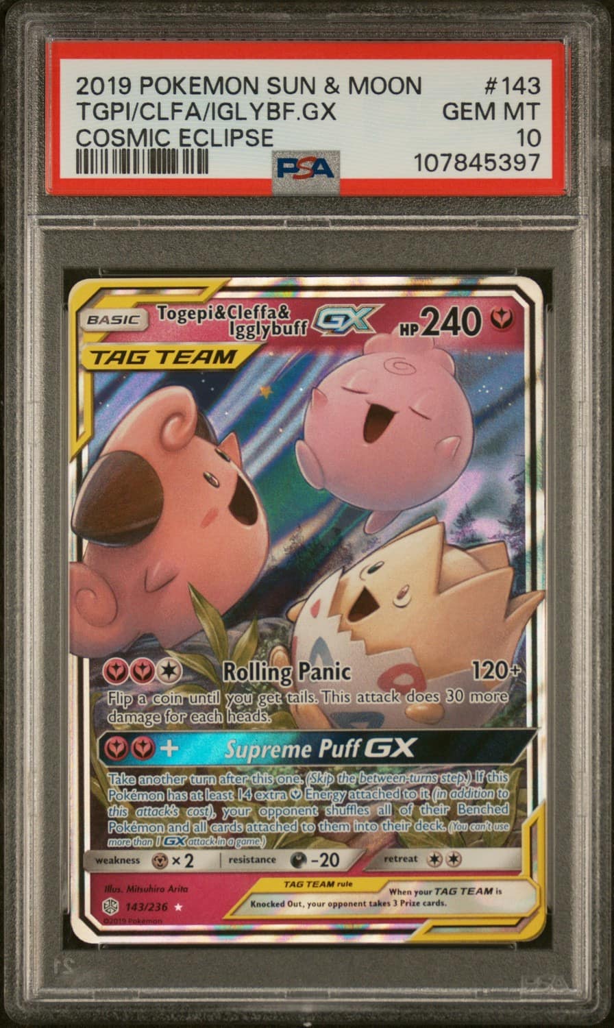 Togepi & Cleffa & Igglybuff Gx