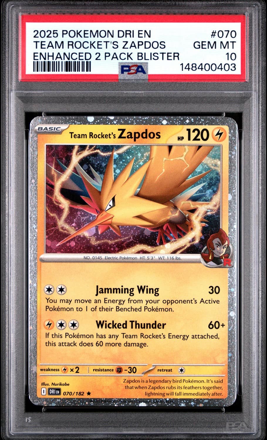 Team Rocket'S Zapdos