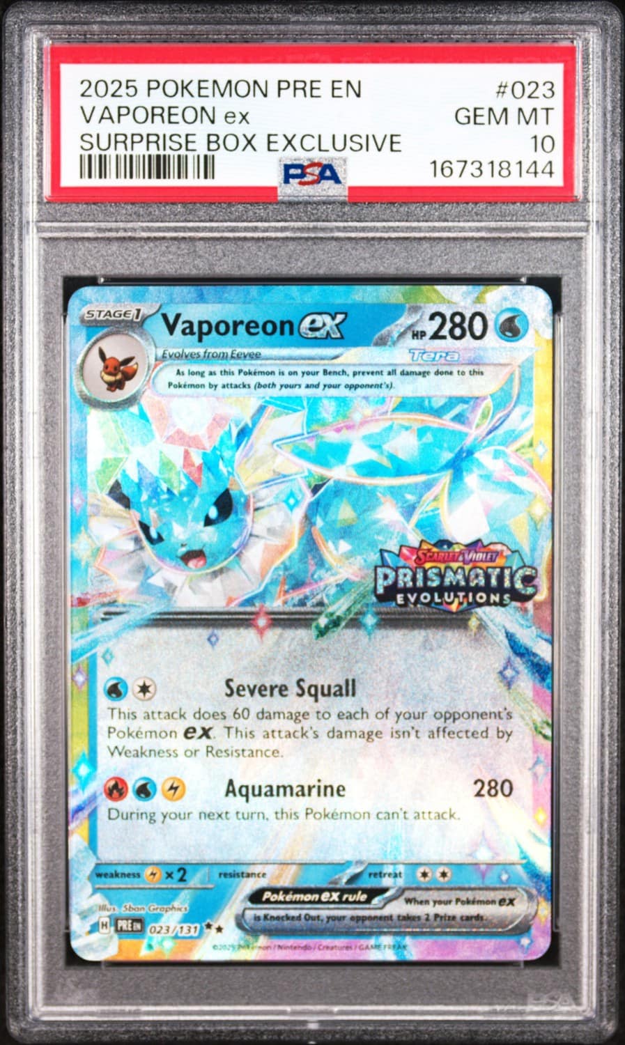 Vaporeon Ex