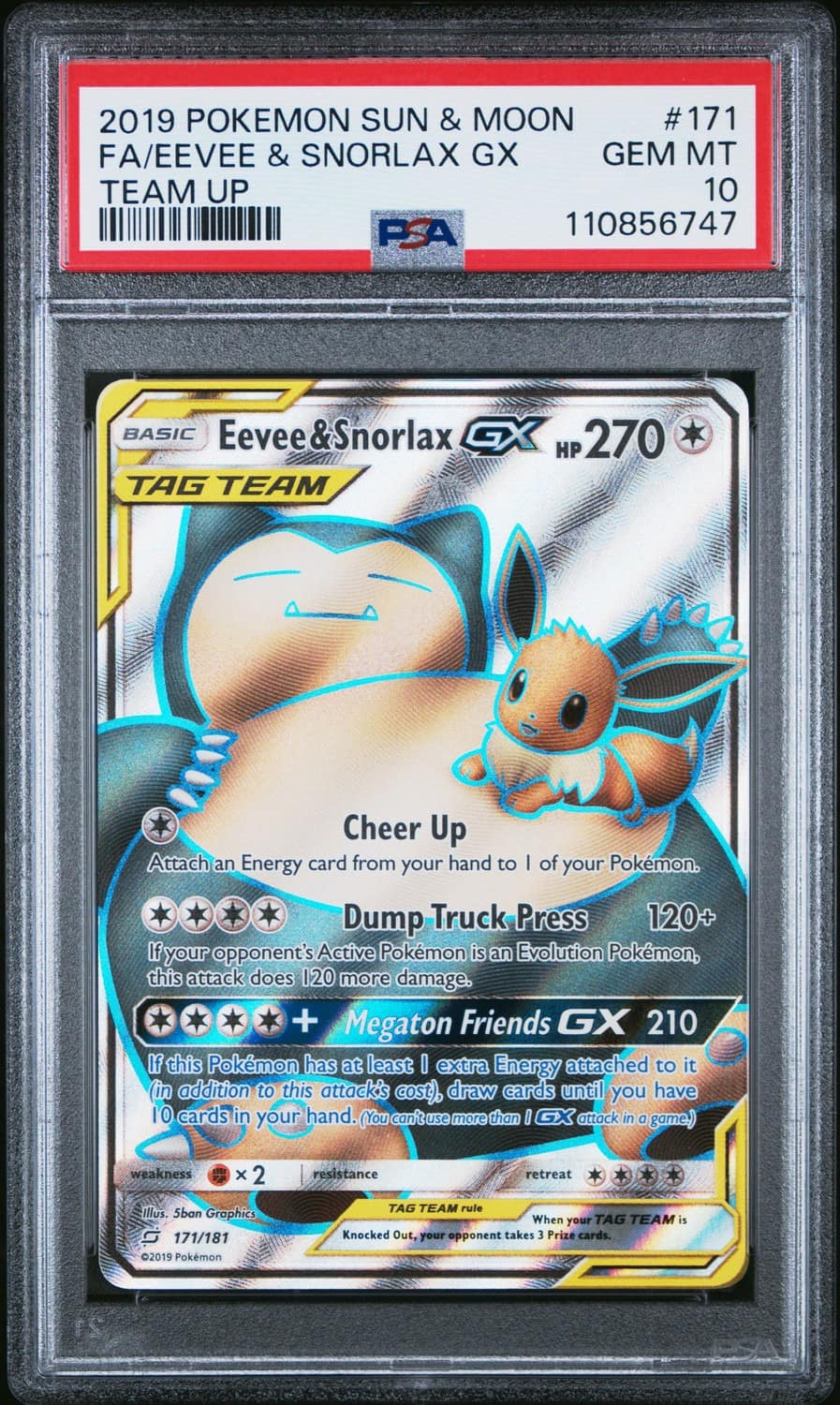 Eevee & Snorlax Gx