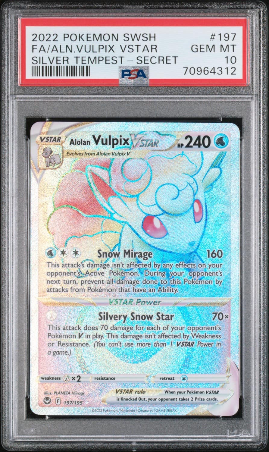 Alolan Vulpix Vstar