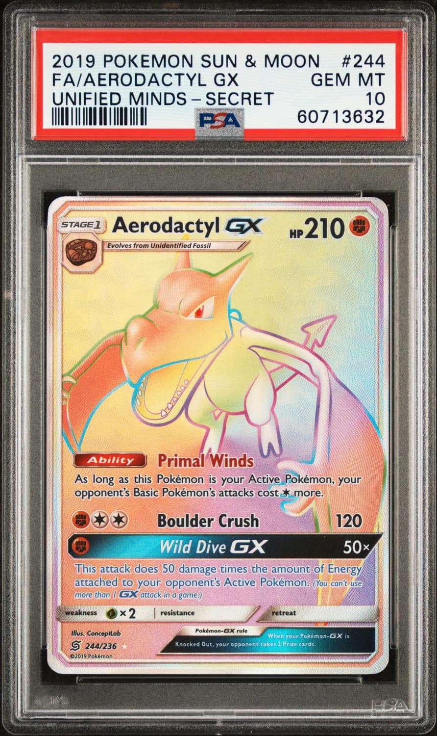 Aerodactyl Gx