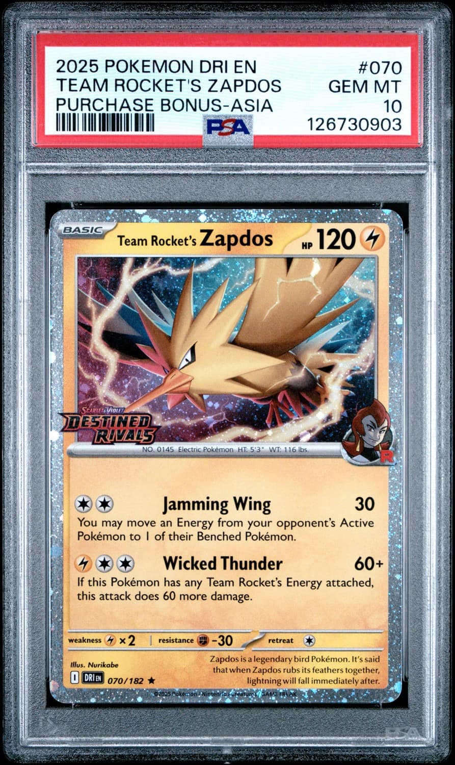 Team Rocket'S Zapdos