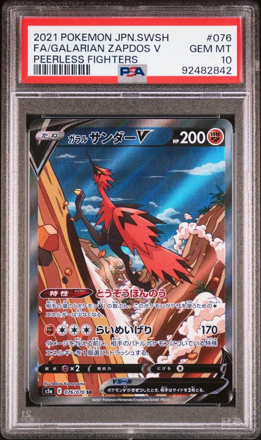 Galarian Zapdos V