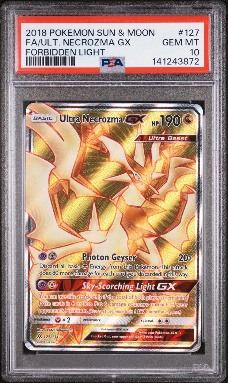Ultra Necrozma Gx