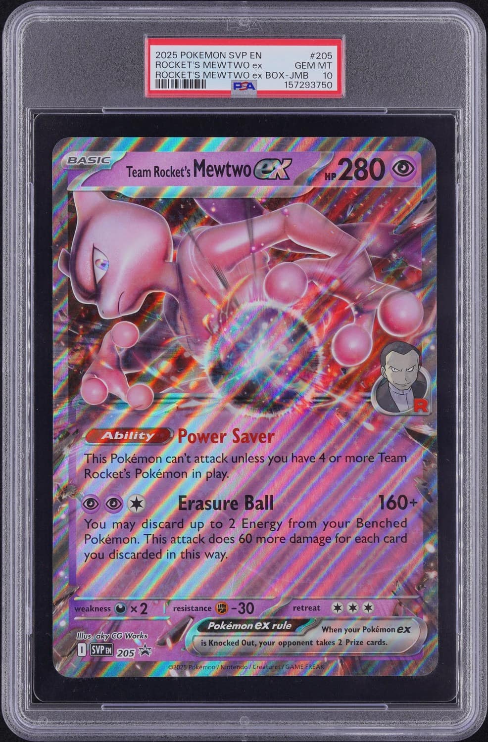 Rocket'S Mewtwo Ex