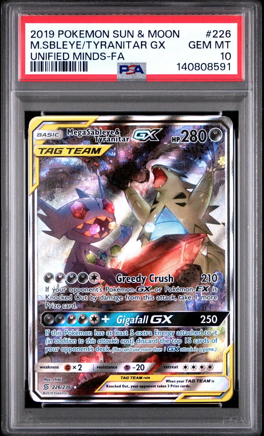 Mega Sableye & Tyranitar Gx