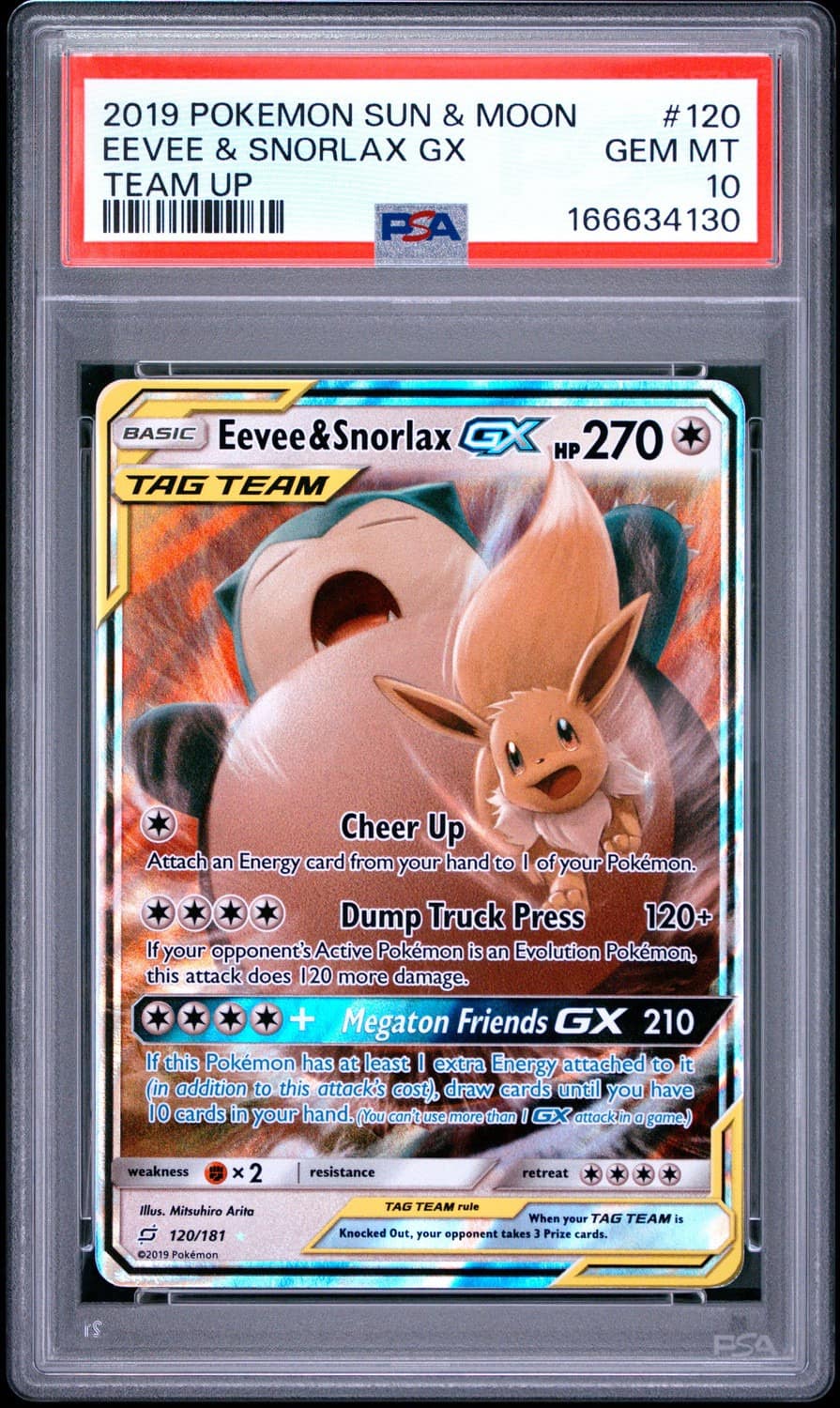 Eevee & Snorlax Gx