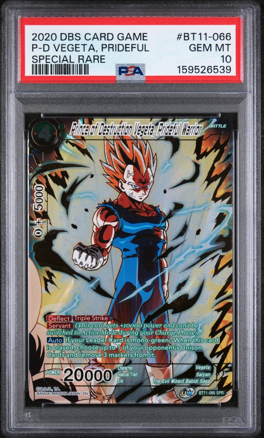 P-D Vegeta, Prideful
