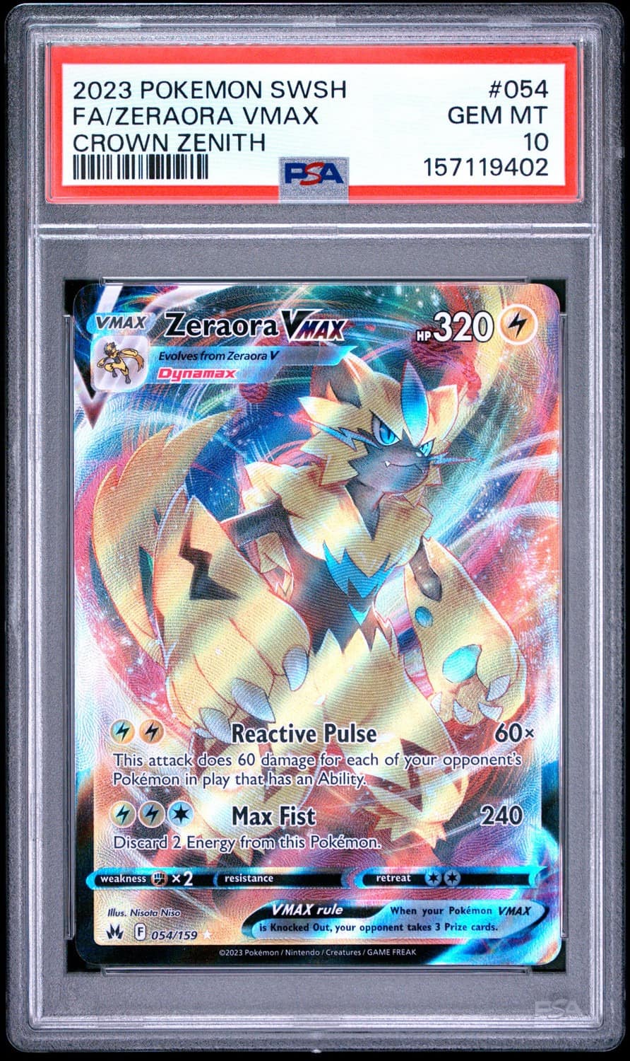Zeraora Vmax