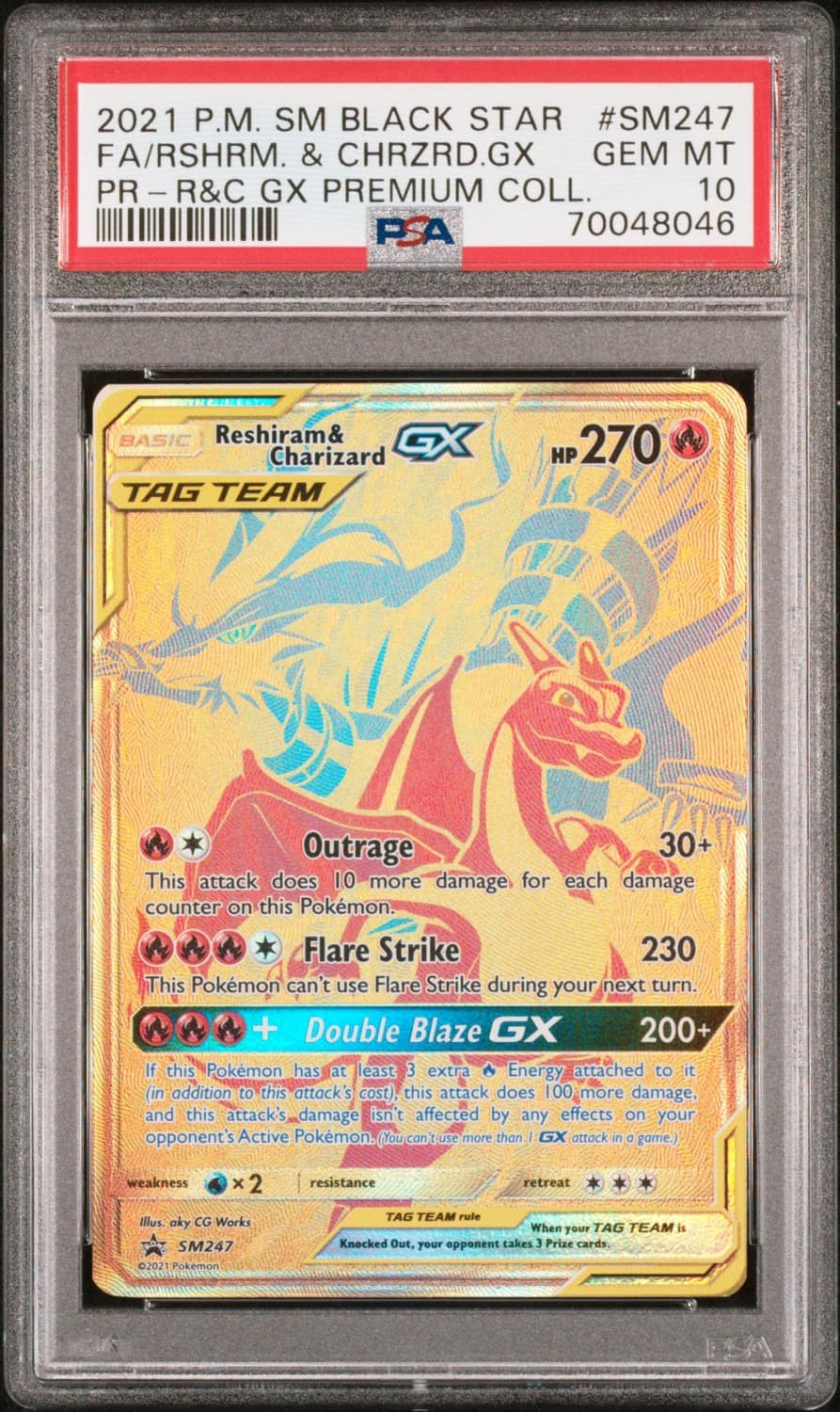 Reshiram & Charizard Gx