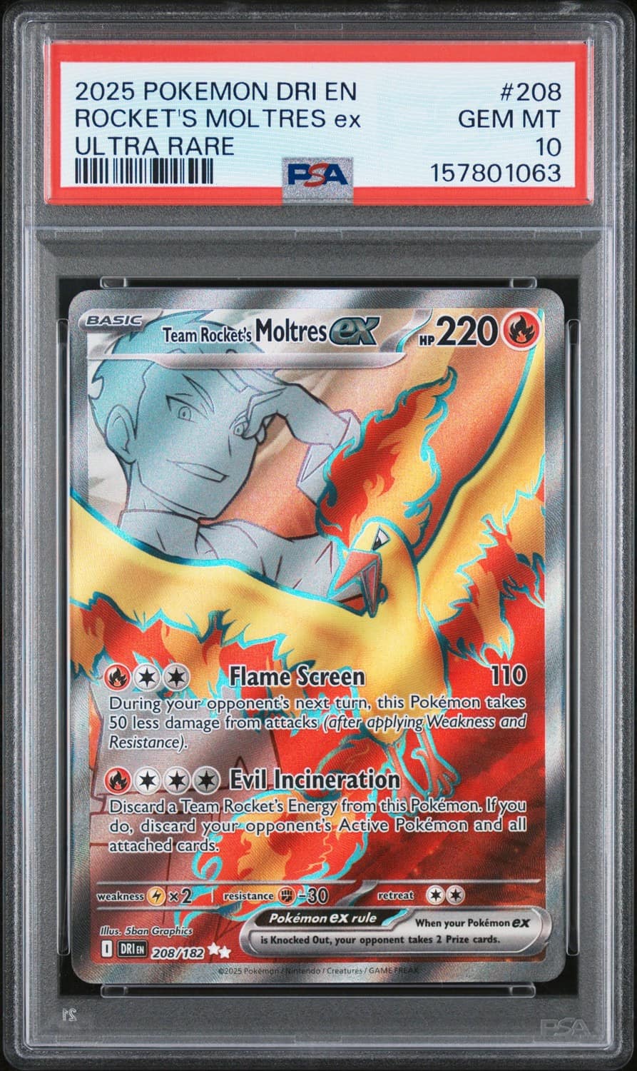 Rocket'S Moltres Ex