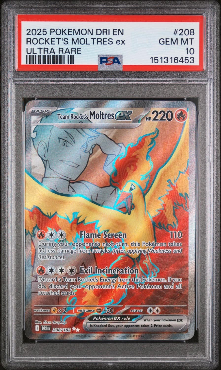 Rocket'S Moltres Ex