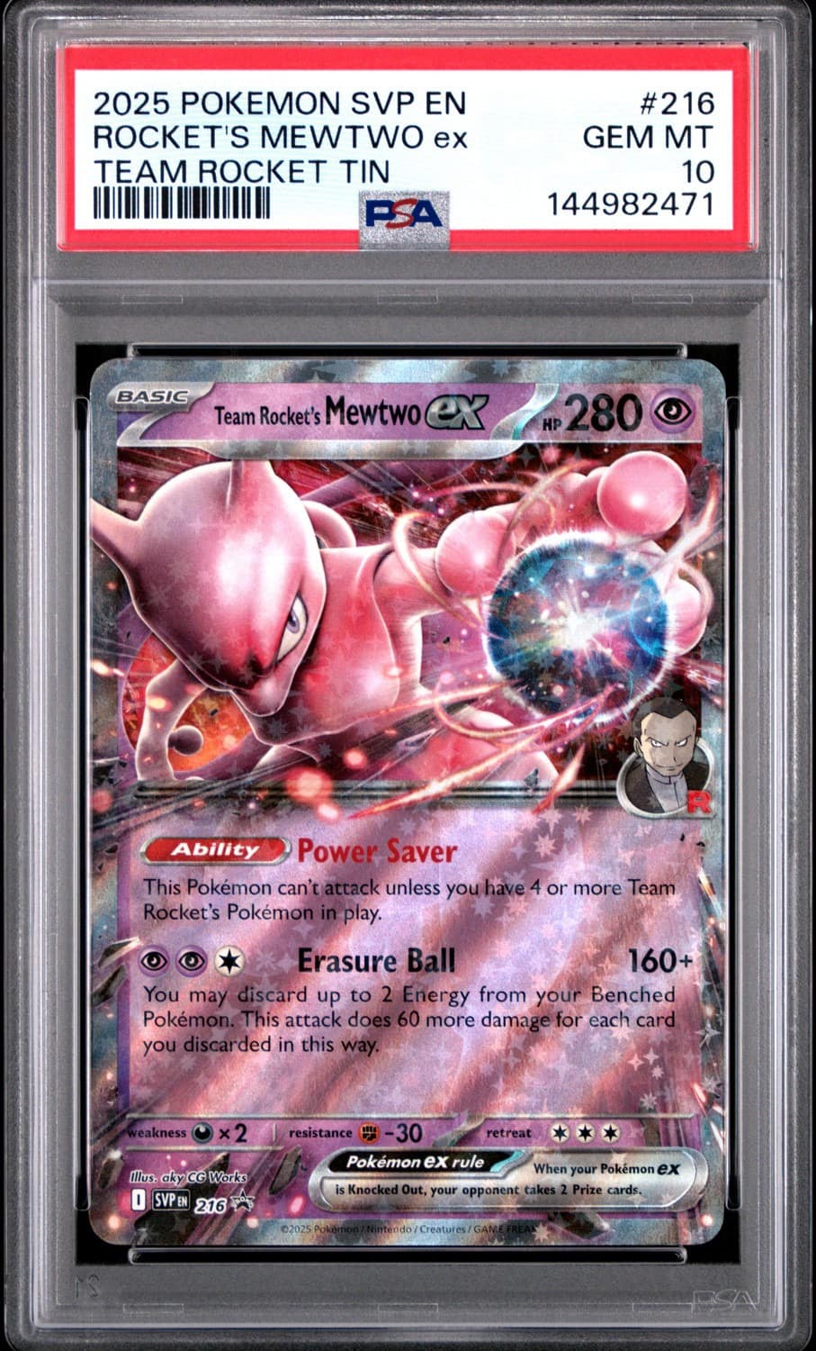 Rocket'S Mewtwo Ex