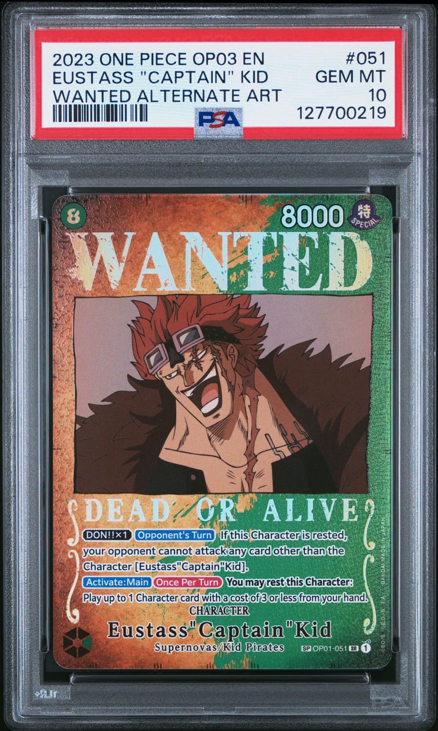 Eustass "captain" Kid