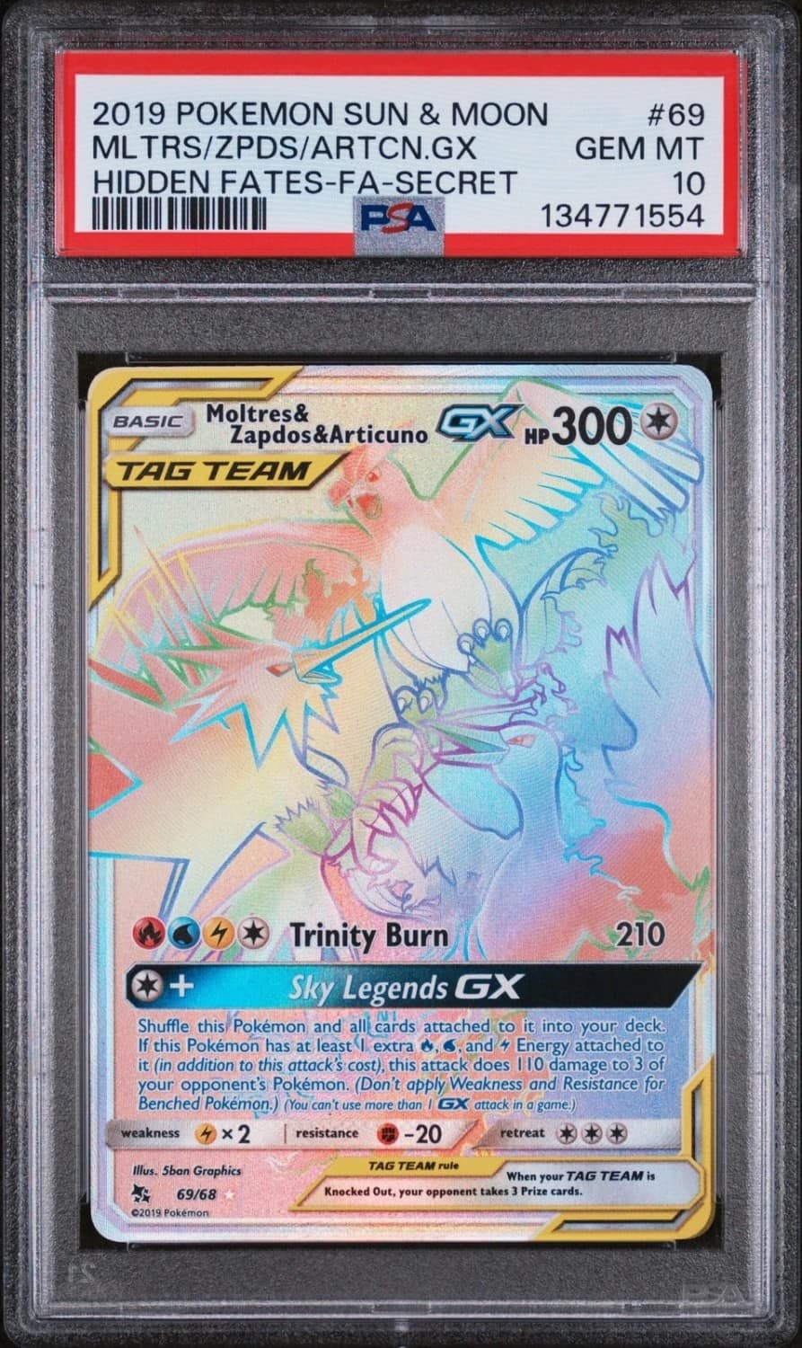 Moltres & Zapdos & Articuno Gx