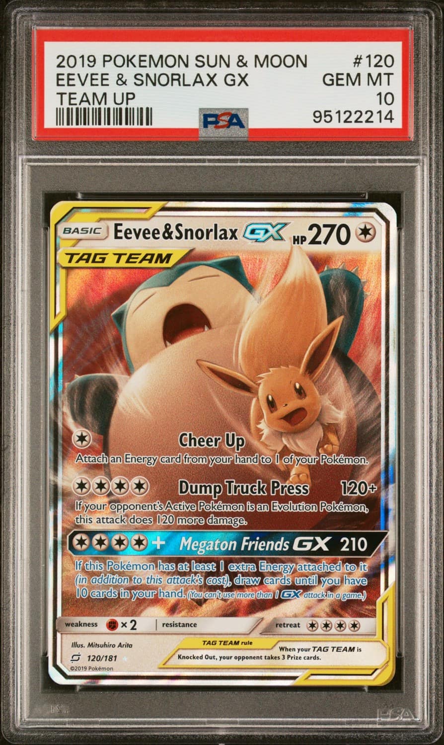 Eevee & Snorlax Gx