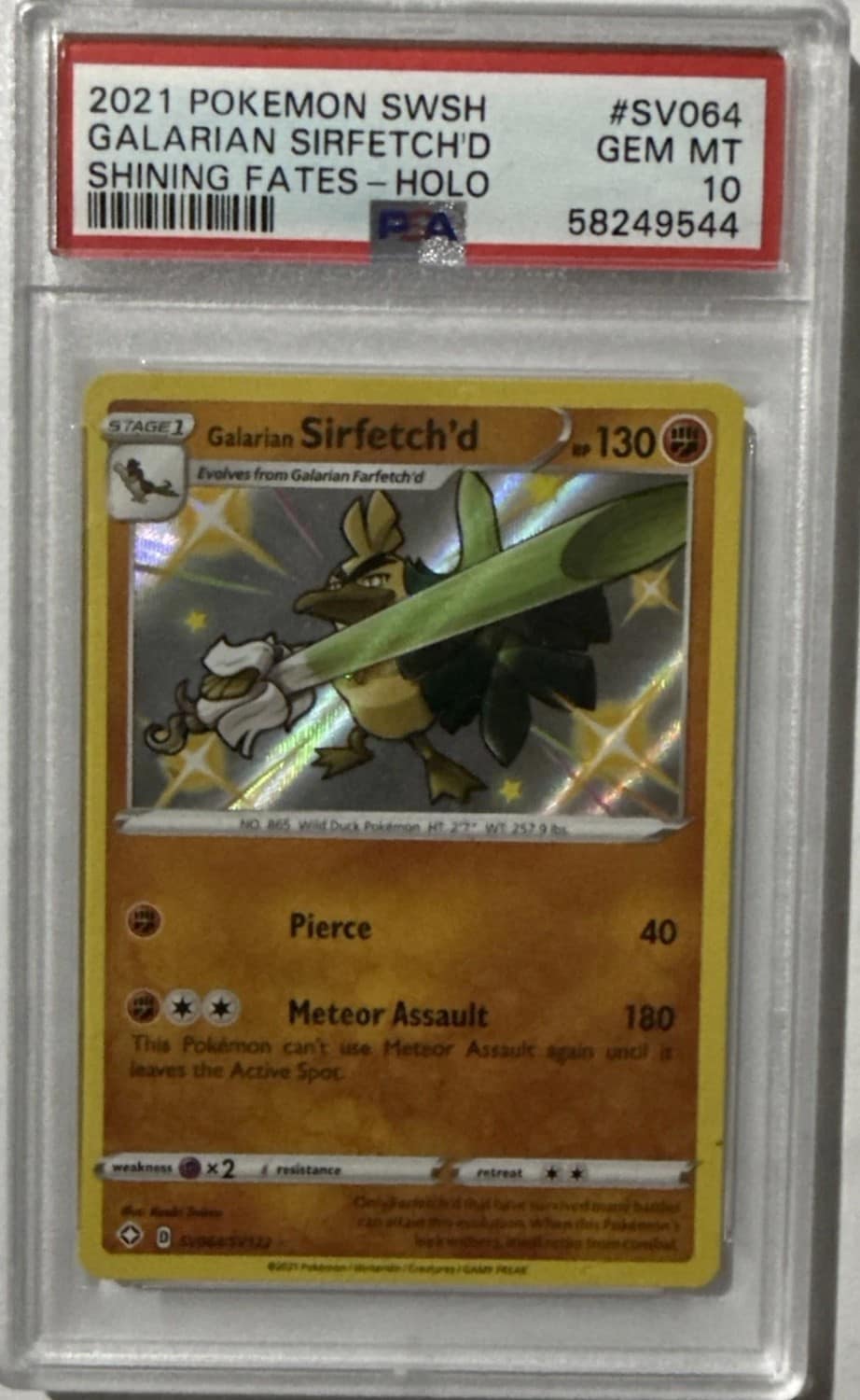 Galarian Sirfetch'D