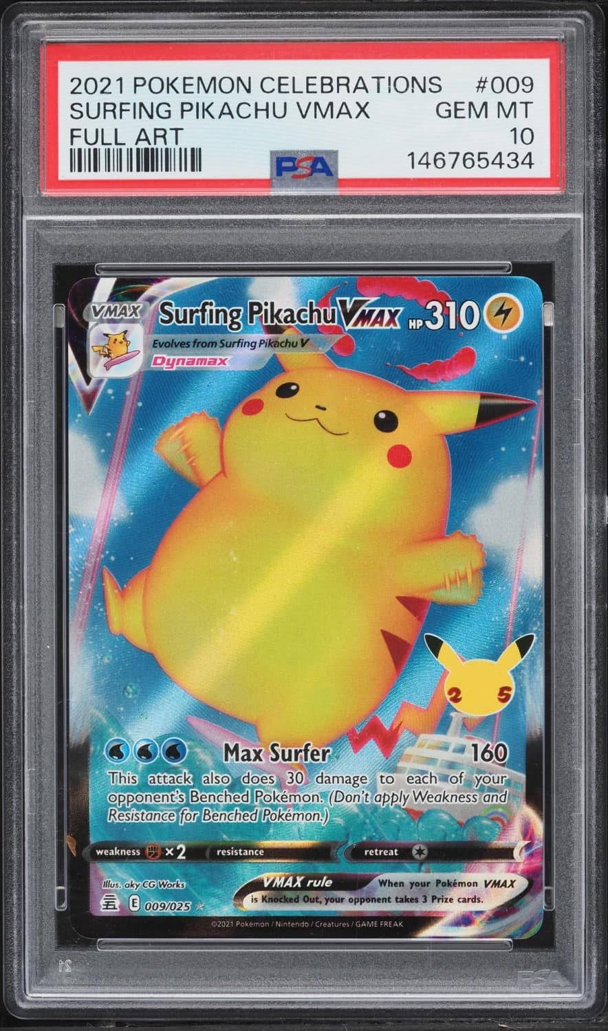 Surfing Pikachu Vmax